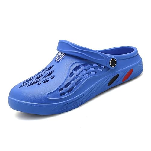 Herren Damen Clogs Garten Wasser Strandschuhe Sommer Pantoffeln Outdoor Sandalen Garten Flache Schuhe Größe 36-46 von Mooyii