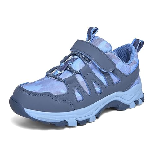 Kinder Jungen Wasserdichtes Leder Walkingschuhe Turnschuhe Fitnessstudio Sportschuhe Winter Sneaker Running Straßenlaufschuhe Fashion Leichtgewichts EU 30-39 von Mooyii