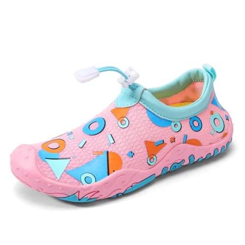 Mooyii 2024 Kinder Barfußschuhe Aquaschuhe Schwimmschuhe Jungen Barfussschuhe Schnell Trocknend Unisex Badeschuhe Strandschuhe Wasserschuhe Wanderschuhe für Jungen Mädchen von Mooyii