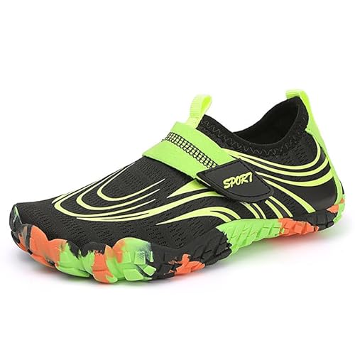 Mooyii 2025 Barfußschuhe Kinder Atmungsaktiv rutschfest Badeschuhe Schnell Trocknend Wanderschuhe für Jungen Mädchen Leicht Weich Barfussschuhe von Mooyii