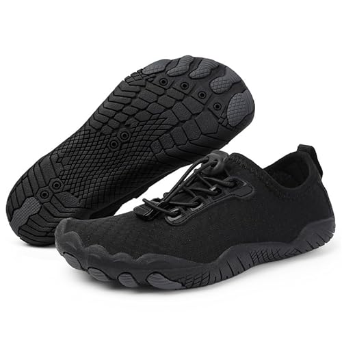 Mooyii 2025 Barfußschuhe Kinder Atmungsaktiv rutschfest Badeschuhe Schnell Trocknend Wanderschuhe für Jungen Mädchen Leicht Weich Barfussschuhe von Mooyii