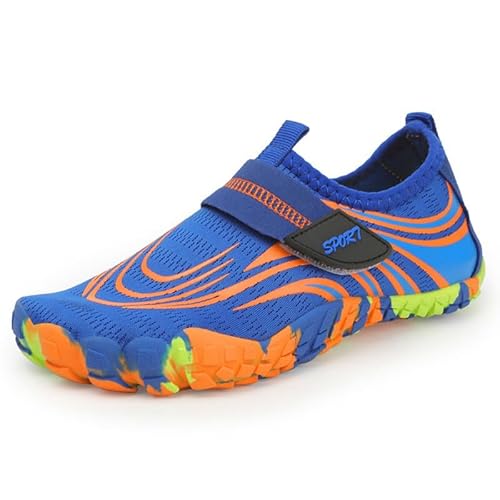 Mooyii 2025 Barfußschuhe Kinder Atmungsaktiv rutschfest Badeschuhe Schnell Trocknend Wanderschuhe für Jungen Mädchen Leicht Weich Barfussschuhe von Mooyii