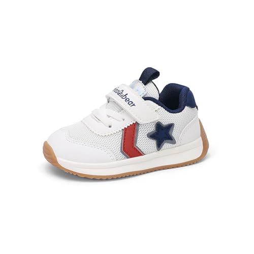 Mooyii Baby Sportschuhe Turnschuhe Atmungsaktive Leichte Freizeitschuhe Unisex Kinder Lauflernschuhe Mädchen Jungen Sneaker Indoor Outdoor Bequeme Schuhe für Kleinkinder EU 21-30 von Mooyii