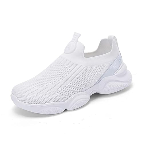 Mooyii Kinder Hausschuhe Sneaker Anti-Rutsch Schuhe Leicht Barfuss Hüttenschuhe rutschfest Slip On Atmungsaktive Pantoffeln FüR Gr.28-39 von Mooyii