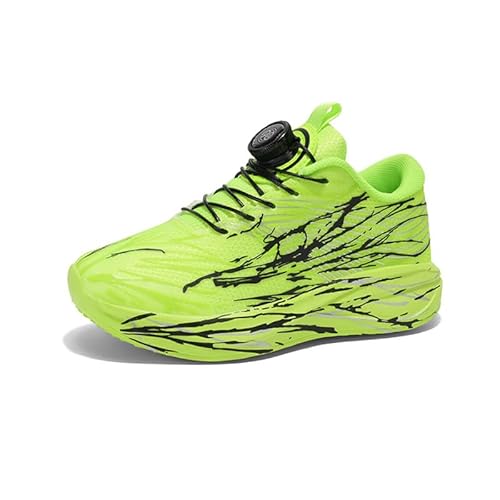 Mooyii Kinder Jungen Turnschuhe Sportschuhe Hallenschuhe Atmungsaktiv Laufschuhe Ohne Schnürung Kinderschuhe Sneaker Outdoor Fitnessschuhe Hallenturnschuhe rutschfeste von Mooyii