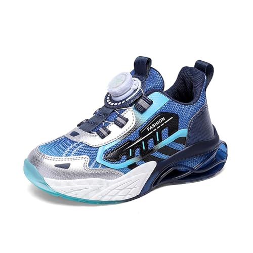 Mooyii Kinder Laufschuhe Turnschuhe Jungen Hallenschuhe Mädchen Leicht Sportschuhe Atmungsaktiv Mesh Freizeit Schuhe Outdoor Fitness Sneaker rutschfest Luftpolster Sohle EU 28-39 von Mooyii