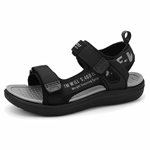 Mooyii Kinder Sandalen Jungen Strand Riemensandalen Wasser Sommerschuhe Sandals, Boys Sport Outdoor Trekking Sommerschuhe Sport Sandalette für 4-15 Jahre von Mooyii