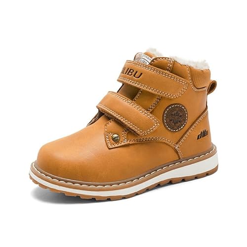 Mooyii Kinder Schneestiefel Snowboots Winterschuhe Baby Boots Junge Mädchen Kleinkind Winter Stiefel Plüsch Flach Gummi Anti-Rutsch Gr.23-32 von Mooyii