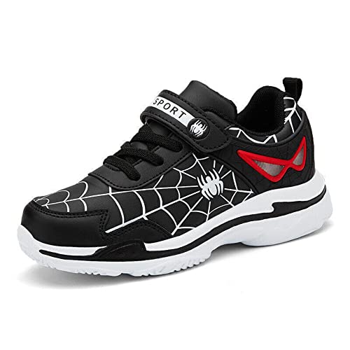 Mooyii Kinder Spinne Klettverschluss Sneaker Kinderschuhe Kinder Spider Running Schuhe Turnschuhe Jungen Sportschuhe Basketball Sneakers Outdoor Laufschuhe Schuhe 27-39 EU von Mooyii