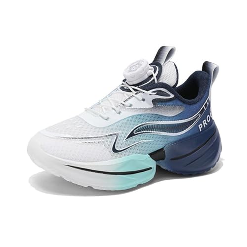 Mooyii Kinderschuhe mit Drehknopfe Unisex Kinder Sneakers Atmungsaktiv Laufschuhe Jungen Mädchen Leicht Turnschuhe Mode Bequem Sportschuhe 9pro Gr.31-40 von Mooyii