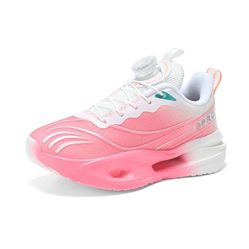 Mooyii Kinderschuhe mit Drehknopfe Unisex Kinder Sneakers Atmungsaktiv Laufschuhe Jungen Mädchen Leicht Turnschuhe Mode Bequem Sportschuhe 9pro Gr.31-40 von Mooyii