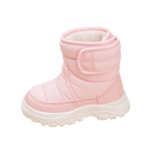 Mooyii Neugeborene Baby Snowboots Lauflernschuhe Kinder Winterschuhe Krabbelschuhe Mädchen Jungen Warm Gefütterte Schneestiefel Winterstiefel Flach rutschfeste Leicht Kleinkindschuhe Gr.21-26 von Mooyii