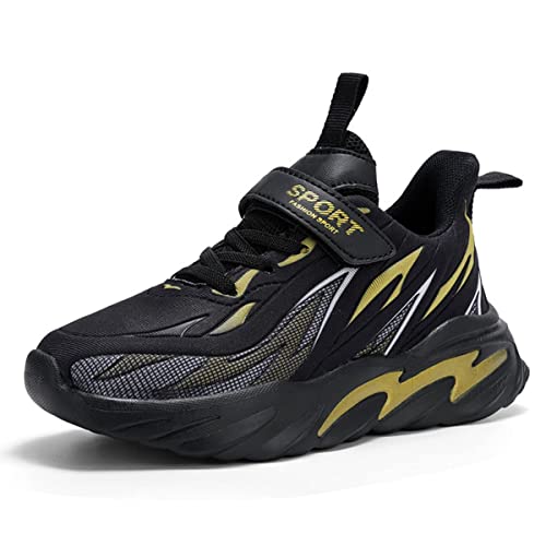 Mooyii Strapazierfähige Basketballschuhe für Jungen Mädchen Laufschuhe Kinder Sneaker Turnschuhe Mode Sportschuhe Leicht Freizeit Schuhe Outdoorschuhe Straßenlaufschuhe von Mooyii