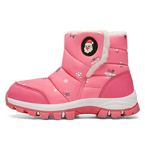 Mooyii Unisex Kinder Santa Schneestiefel Warm Innenfutter Winterstiefel Schneestiefel Winterschuhe Snowboots trekkingschuhe für Jungen Mädchen EU 25-36 Mooyii Unisex Kinder Santa Schneestiefel Warm Innenfutter Winterstiefel Schneestiefel Winterschuhe Snowboots trekkingschuhe für Jungen Mädchen EU 25-36 von Mooyii