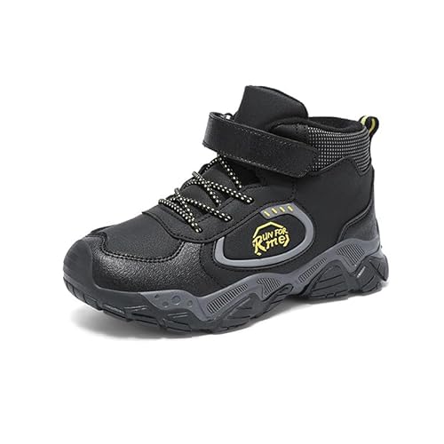 Mooyii Warm Halten Kinder Traillaufschuhe Unisex, Kinder Schneestiefel Jungen Winterstiefel Mädchen Winterschuhe Outdoor rutschfest Snowboots Gr.28-39 von Mooyii