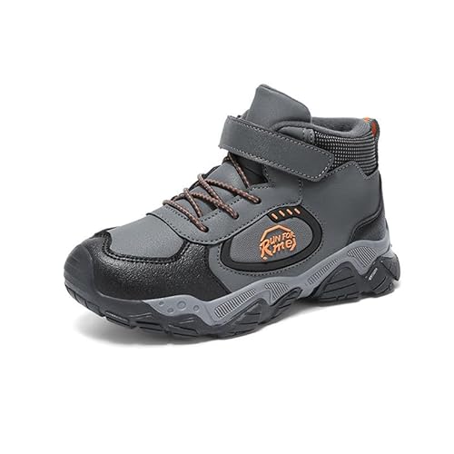 Mooyii Warm Halten Kinder Traillaufschuhe Unisex, Kinder Schneestiefel Jungen Winterstiefel Mädchen Winterschuhe Outdoor rutschfest Snowboots Gr.28-39 von Mooyii