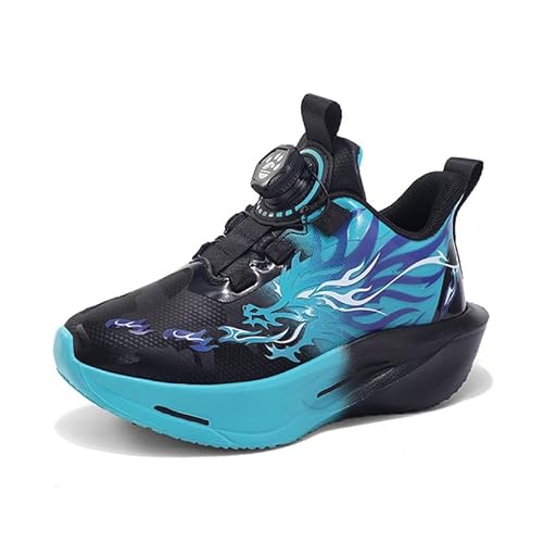 Unisex-Kinder Jungen Wasserdichtes Leder Walkingschuhe Turnschuhe Fitnessstudio Sportschuhe Sneaker Hallenschuhe Running Straßenlaufschuhe Fashion Leichtgewichts von Mooyii