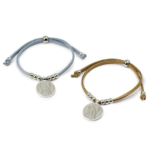 Mopec K1 Packung mit 8 Armbändern Medaille Jungfrau Maria, 2 verschiedene Farben, mehrfarbig, normal Mopec K1 Packung mit 8 Armbändern Medaille Jungfrau Maria, 2 verschiedene Farben, mehrfarbig, normal von Mopec