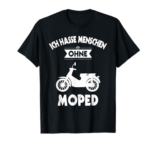 Moped Motorrad lustiger Spruch Geschenkidee Herren Mann T-Shirt von Mopedfahrer Retro Vintage Kindheit Geschenk Mopeds