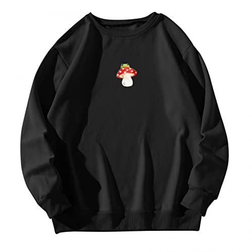 Mophghdj Damen Y2K Zip Up Kapuzenpullover Aesthetic Clothes Mit Kapuzen Sweatshirt Elegant GüNstige Pullover Hoodie 90S Streetwear Jacke Klamotten Teenager MäDchen Kawaii Kleidung, *11-schwarz, L von Mophghdj