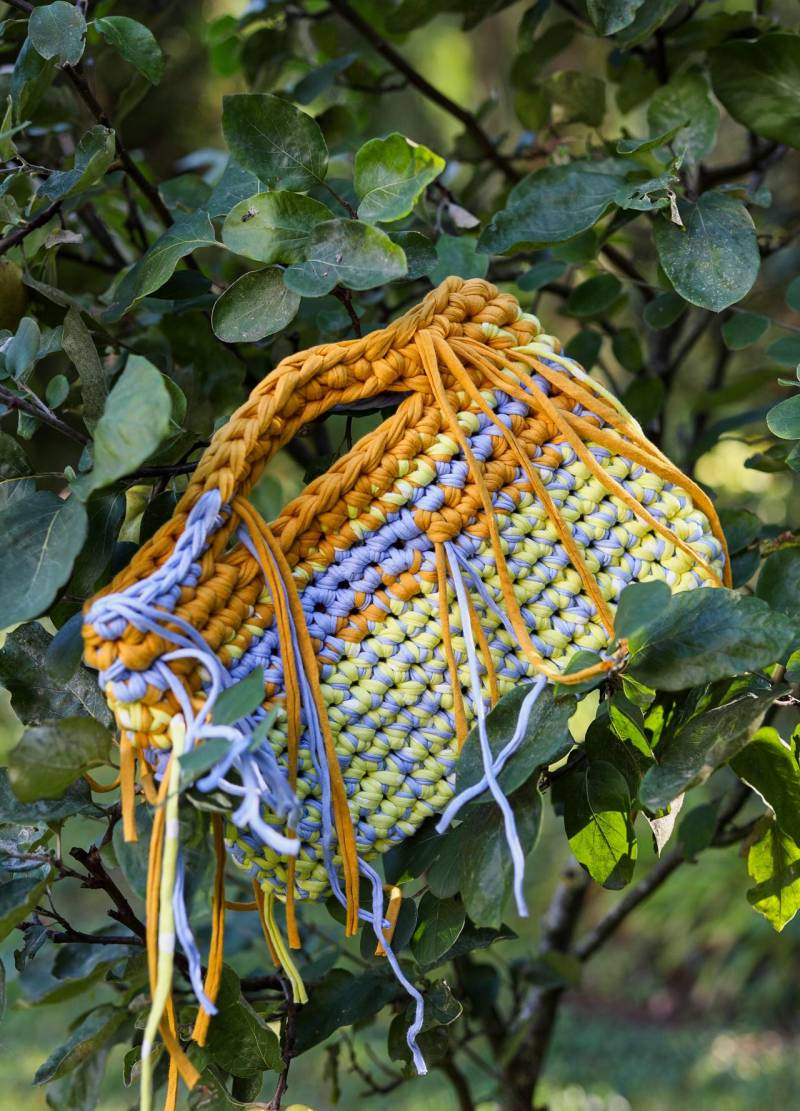Crochet Bag | Häkeltasche Mit Fransen Tasche von MoppyCreations