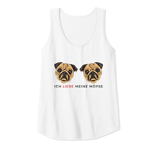 Damen Ich liebe meine Möpse Mops Tank Top Damen Ich liebe meine Möpse Mops Tank Top von Mops Hunde Geschenke