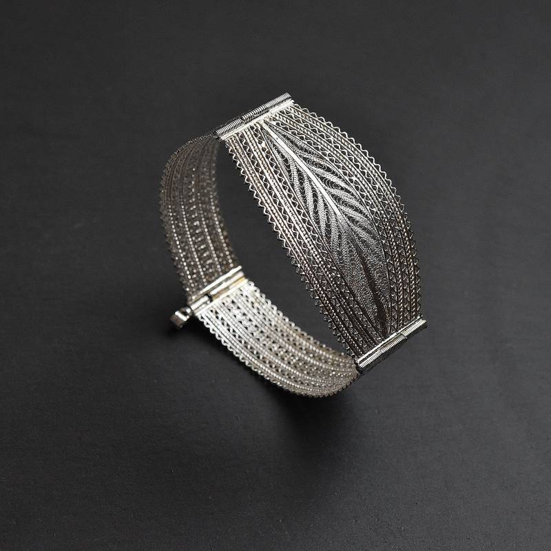 Silber Filigranes Armband, Statement Armband, Israel Schmuck Silber Filigranes Armband, Statement Armband, Israel Schmuck von MorSilverJewelry