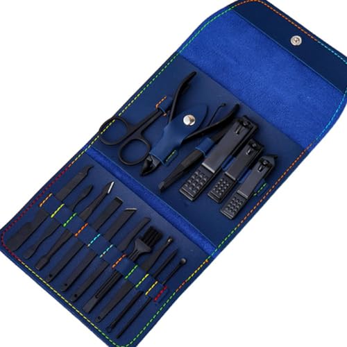 12/16-Pack Maniküre Set Für Frauen Männer Nagel Edelstahl Kit Tragbare Professionelle Pflege Zubehör Pinzette Und Nagel Edelstahl Set Mit Fall Für Männer Frauen Pflege Werkzeuge Set von Morain