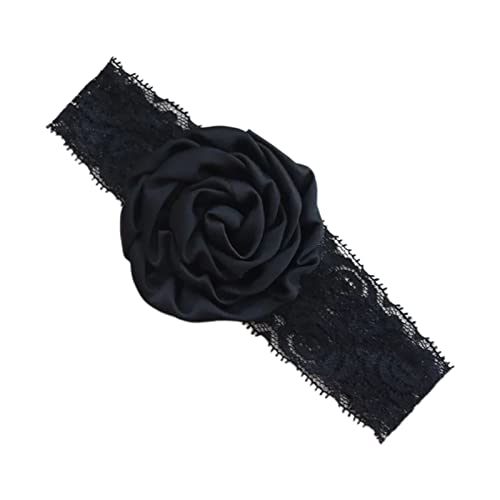 3-Farben Spitzenblume Breite Halshöcher Gothic Rose Halskette Hochzeit Halskette Schmuck Für Brautfrauen Mädchen Rose Flutband Stirnband von Morain