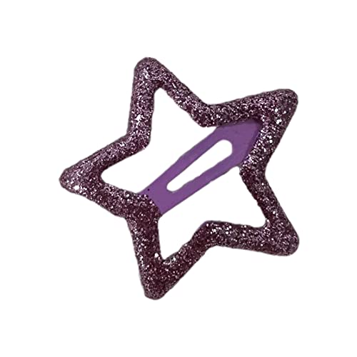 5pcs Star Hair Clip Kinder Glitzer Metall Haarklammern Barrettes Haarnadel Girls Hair Accessoires Kopfbekleidung Styling Werkzeuge Metall Bang Clip Haarnadel Haarzubehör Clip von Morain