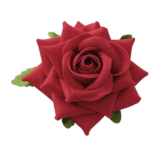 Brosche Pins für Frauen, Rose Haarspange Blume Haarspangen Blume Haarspange für Frauen Blumenbrosche Blume Haarnadel Rose Brosche Pin Braut Brosche Pin von Morain