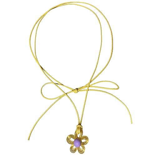 Bunte Halskette mit Blumen-Anhänger aus Kunstharz für Damen, einzigartiger Pflaumenblüten-Choker, Jahrestagsschmuck, Schlüsselbeinkette Bunte Halskette mit Blumen-Anhänger aus Kunstharz für Damen, einzigartiger Pflaumenblüten-Choker, Jahrestagsschmuck, Schlüsselbeinkette von Morain