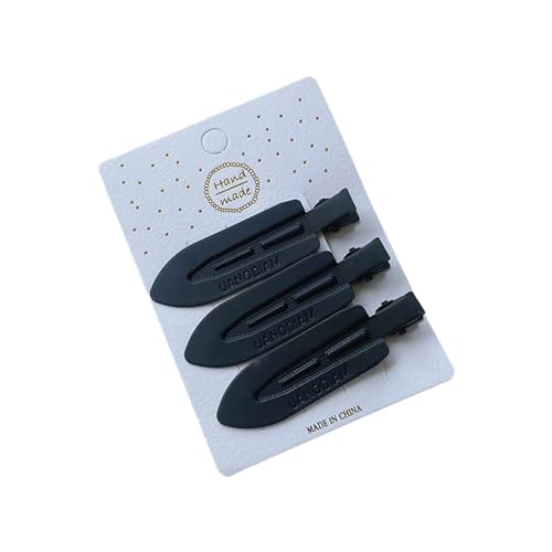 Einfarbige Haarspange aus Legierung, Haarspangen, Haarspangen, französische Haarschleifen, Haar-Accessoires, Damen, schwarz, einfache einfarbige Haarspangen für Damen von Morain