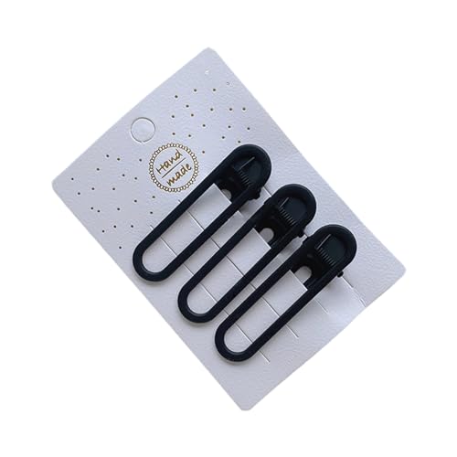 Einfarbige Haarspange aus Legierung, Haarspangen, Haarspangen, französische Haarschleifen, Haar-Accessoires, Damen, schwarz, einfache einfarbige Haarspangen für Damen von Morain