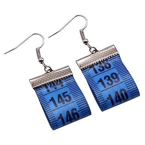 Einzigartiger Fischhaus Ohrring Mit Band Maßnahme Ohr Tropfen Anhänger Exquisite Herrscher Dangle Ohrring Streetwear Schmuck Frauen Mädchen Mädchen von Morain