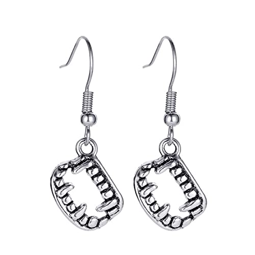 Halloween Skull Bat Legierung Ohrringe Drop Dangle Long Fashion Punk Schmuck Für Frauen Mädchen Damen Accessoires Halloween Ohrringe Für Mädchen von Morain