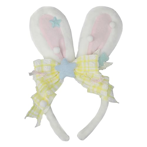 Harajuku Bowknot Stirnband Cosplay Haar Hoop Rollenspiel Dress Up Haarband Mädchen Lolitas Kopfschmuck Maskerade Bälle Party Zubehör Party Festival Kopfbedeckung von Morain