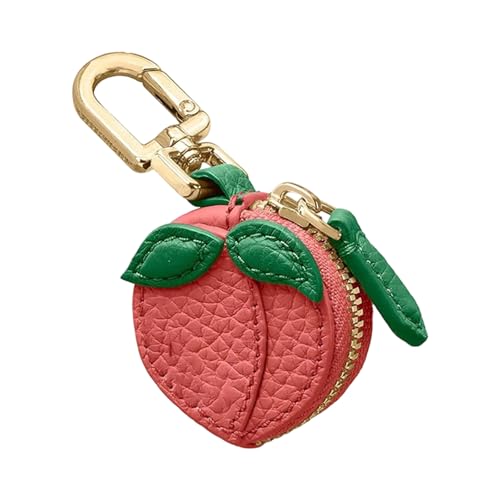Kleiner Schlüsselanhänger mit niedlichem Obstmuster, feine Nähte, leicht, tragbar, Ornament für Mädchen, Geschenk, Obst-Form, Schlüsselanhänger, h, Einheitsgröße Kleiner Schlüsselanhänger mit niedlichem Obstmuster, feine Nähte, leicht, tragbar, Ornament für Mädchen, Geschenk, Obst-Form, Schlüsselanhänger, h, Einheitsgröße von Morain