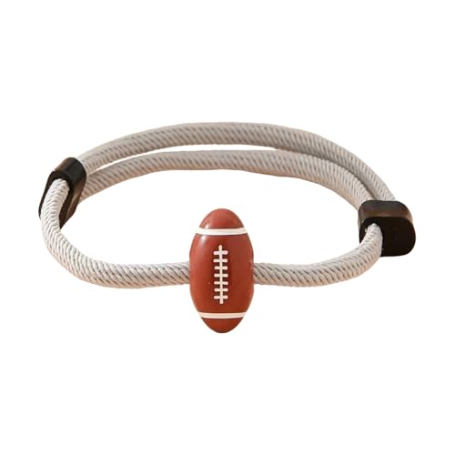 Mehrzweckvereinbarung Verstellbar 4mm Milans Seilarmband Mode Accessoire Für Männer Mit Rugbys Stilen In Einfachen Designs Casual Wear Armband von Morain