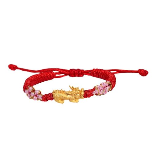 Mode Geflochtenes Handseilarmband Mit Drachen Charme Für Männer Und Frauengeschenke Für Neujahr Und Jubiläumsstringarmband von Morain