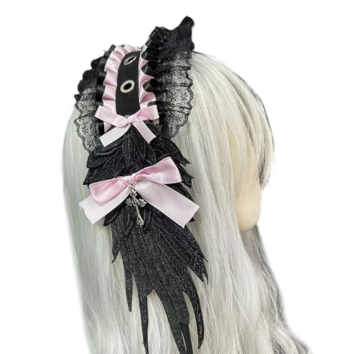 Morain Beatuiful Lolitas Haarband Stylish Hair Accessoire Fashion Stirnband Für Besondere Anlässe Und Alltäglicher Verschleiß Gotischer Hair Ornament Für Partys von Morain