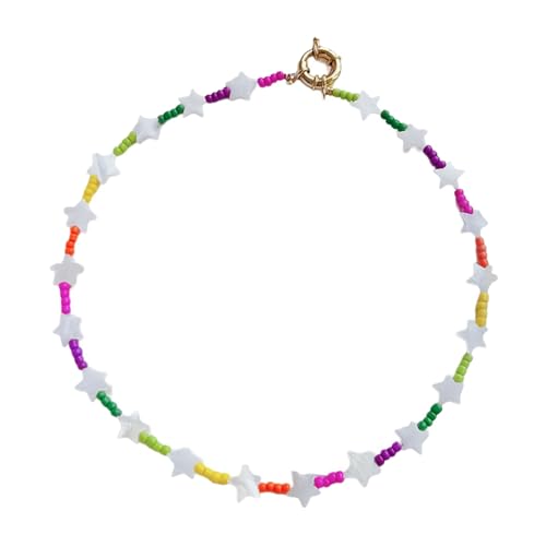 Morain C Perlen Und Schalen Chokers Halskette Einzigartige Schlüsselbone Kette Für Lang Anhaltende Komfort Und Den Ganzen Kleidung Juwely von Morain