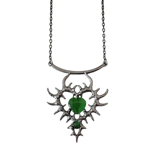 Morain Elegante Robuste Legierung Love Heart Halskette Anhänger Mit Kristallverstellbaren Länge Tragbar Für Personalisierte Fit Trendy Damen Accessoire von Morain