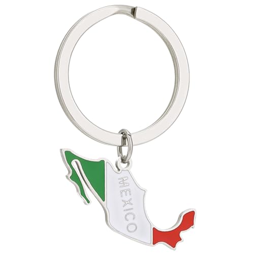 Morain Mexiko-Karten-Schlüsselanhänger, Edelstahl, Mexiko, Erinnerungen, Schmuck, Schlüsselanhänger, Geschenke für Frauen, S, Pendant 3.2*1cm Morain Mexiko-Karten-Schlüsselanhänger, Edelstahl, Mexiko, Erinnerungen, Schmuck, Schlüsselanhänger, Geschenke für Frauen, S, Pendant 3.2*1cm von Morain