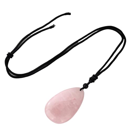 Morain Personalisierbare geflochtene Kordel Kristall Halskette Verstellbare Länge Halskette Handgefertigt Elegant Alltag Schmuck Geschenk Schiebeknoten Geflochtene Halskette Damen, Einheitsgröße, Wie von Morain