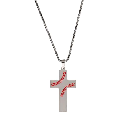 Morain Trendy Sports Charme Halskette Sport Halskette Edelstahl Neckkette Für Sportler Und Modeliebhaber Edelstahl Halskette von Morain