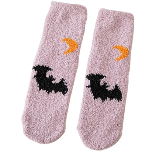 Morain Weiche Damen-Socken für den Winter, Schlaf, Zuhause, Weihnachtsgeschenk, flauschig, gemütlich, Plüsch, warme Socken, Korallen-Fleece-Boden, a, Einheitsgröße Morain Weiche Damen-Socken für den Winter, Schlaf, Zuhause, Weihnachtsgeschenk, flauschig, gemütlich, Plüsch, warme Socken, Korallen-Fleece-Boden, a, Einheitsgröße von Morain