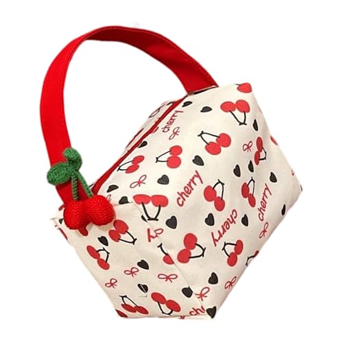 Multifunktionale Make-up-Tasche aus Baumwolle mit stoßfestem Design, wasserdicht, tragbar, Organizer für Toilettenartikel, geräumige Luftpolster-Baumwoll-Make-up-Tasche, B, Einheitsgröße von Morain