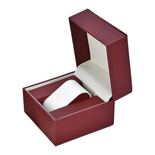 Praktische Robuste PU Leder Uhren Aufbewahrungsbox Für Männer Und Frauen Mit Weichem Innenraum Und Eleganten Designs Täglich Nutzung Travel Watchhalter von Morain