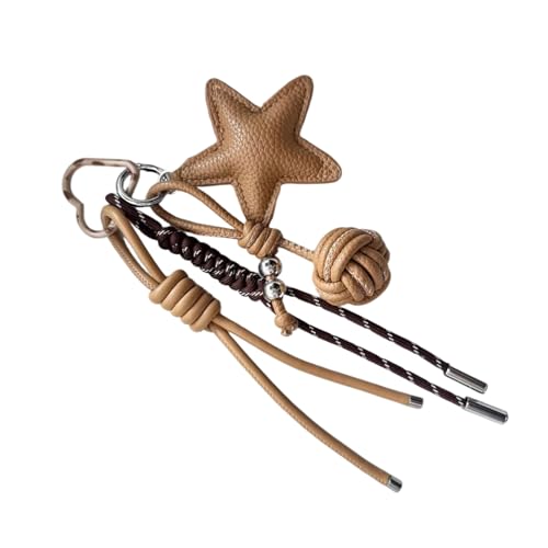 Stilvolle Leder-Stern-Accessoire-Tasche, Verzierung, ideal, um Geldbörsen Persönlichkeit zu verleihen und die Modesinne zu verbessern von Morain